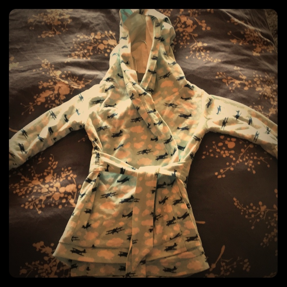Cotton bathrobe for boys 12-24 month